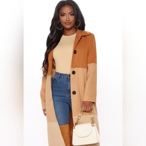 NWT Fashion Nova ' Pardon My French' Trenchcoat, Large